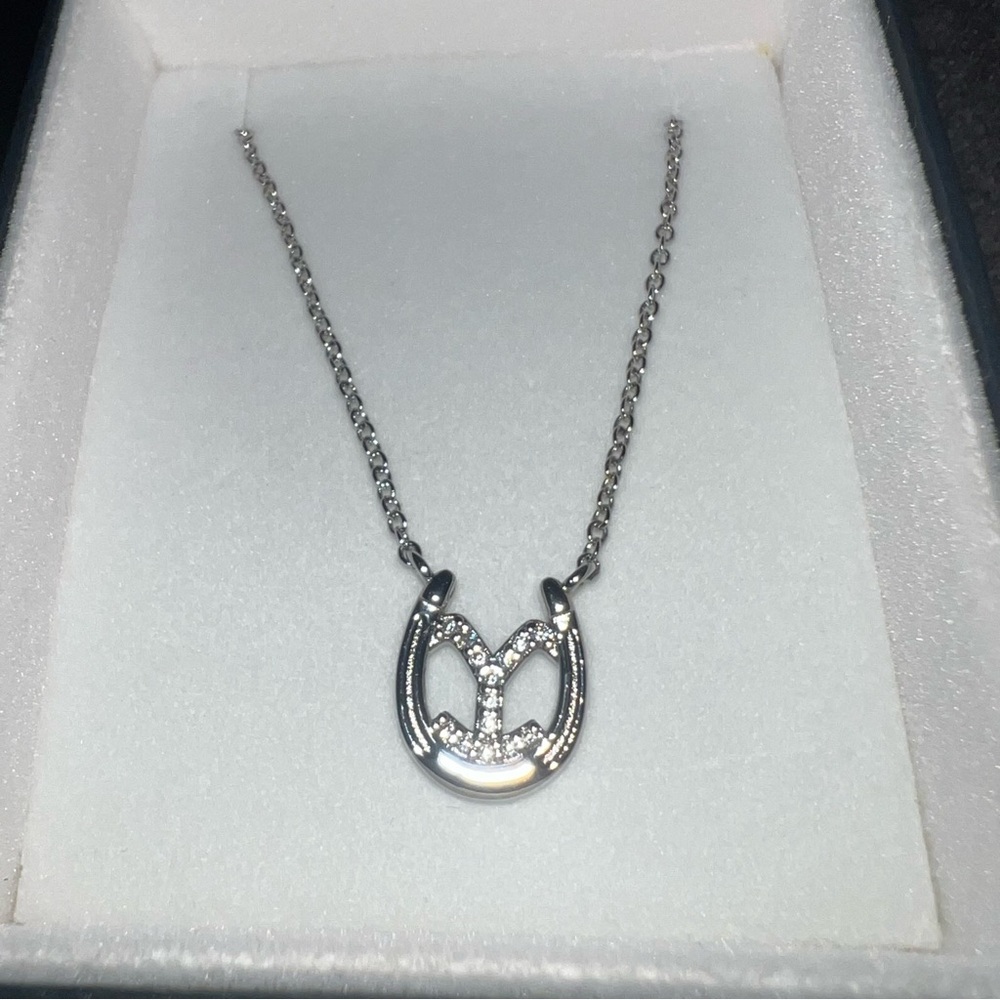 MONTANA SILVERSMITHS STERLING LANE YELLOWSTONE BRAND NECKLACE NIB - Picture 4 of 5